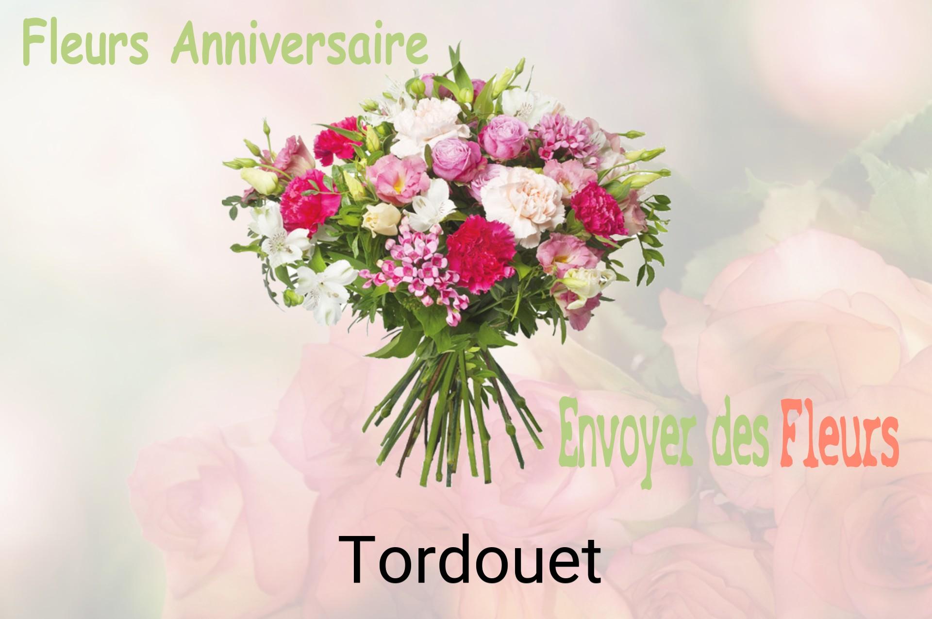 Bouquet de fleurs d’anniversaire livré à Tordouet